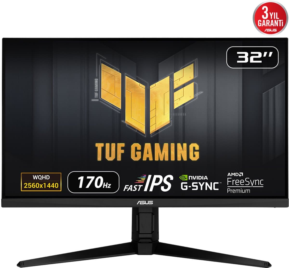 ASUS TUF Gaming VG32AQL1A QHD Gaming Monitor - G-Sync Compatible - 1ms - 170Hz — afbeelding 1