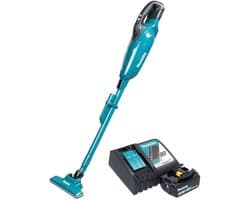 Makita DCL 284 FRT accustofzuiger 18 V 0,73 l borstelloos + 1x accu 5,0 Ah + oplader