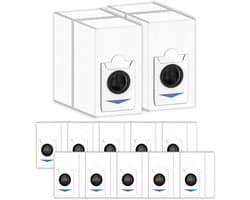 (12 Stuks Stofzakken) T30S Vervangende Stofzakken Compatibel met ECOVACS DEEBOT T30S/ T30S Combo/ X2 Combo Vacuum Cleaner, Accessoires Dust Bags voor T30S Combo Vacuum Cleaner, Collecting Bags.