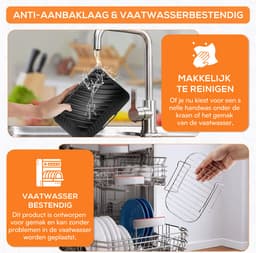 Nevana Airfryer Accessoires - Pizza pan - Spiesrek - Rooster - Heteluchtfriteuse Accessoires Set - Geschikt voor alle Airfryers XL en XXL - Rechthoekvorm — thumbnail 3