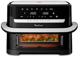 Airfryer met FlexCook scheidingswand - 9L - Voor maximaal 8 personen - 7 Kookprogramma's - Zwart — thumbnail 1
