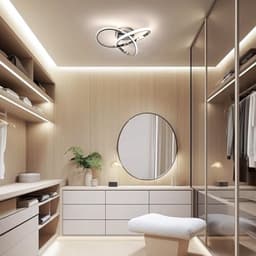 Dimbare Led-plafondlamp met Afstandsbediening - Modern en Functioneel - 36W - 3000K-6500K - Geschikt voor Woonkamer en Eetkamer — thumbnail 2