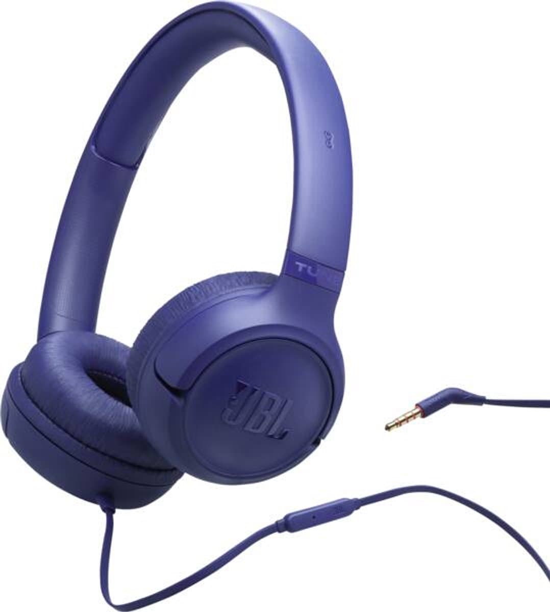 JBL Tune 530 - Bedrade On-ear Koptelefoon - Hoofdtelefoon met Kabel & Microfoon - 3.5 mm Aansluiting - JBL Pure Bass - Voor iPhone, Samsung, Tablet & Laptop - Blauw — afbeelding 1