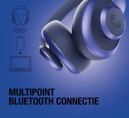 Fresh 'n Rebel Clam Ace 2 – Draadloze Bluetooth Koptelefoon met Active Noise Cancelling – 100+ uur Speeltijd - Met volume wiel - True Blue — thumbnail 4