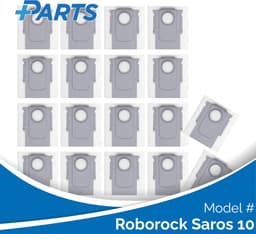 Roborock Saros 10 Stofzakken (18 Stuks, Plus.Parts® alternatief voor 8.02.0239) — thumbnail 1