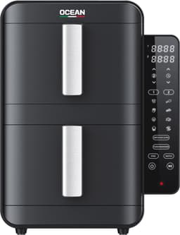 OCEAN OCAFK24902DN - Airfryer - Dubbele mand - 9L - 2400W — thumbnail 1
