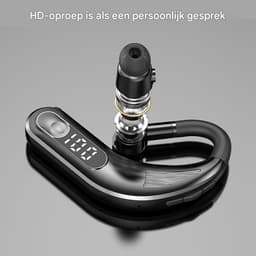 TuseRxln Bluetooth Headset - In-Ear Koptelefoon - Wireless Noise Canceling Handsfree Bellen voor Office Gebruik - 1 Stuk - Zwart — thumbnail 4