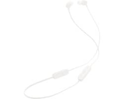 JBL Tune 135BT - Bluetooth Oordopjes Draadloos - In-ear - Oortjes met Kabel - 16 uur speeltijd - JBL Pure Bass - Wit