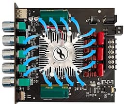 2.1-kanaals Bluetooth digitale versterkermodule met hoge en lage tonen — thumbnail 5