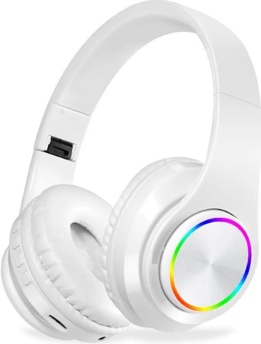 Bluetooth over-ear hoofdtelefoon, draadloos surround sound, opvouwbaar, handsfree, met microfoon, hifi-stereo, ondersteunt Micro SD/TF/FM-kaarten voor laptops/telefoons/pc's. — afbeelding 1