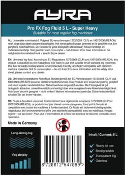Rookvloeistof 5 liter - Ayra Pro FX Super Heavy - Multikleur — thumbnail 4