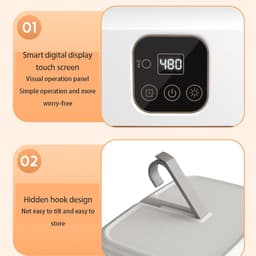 Mini Drogen Machine voor Appartementen - 360° Hete Lucht Circulatie Droger — thumbnail 2