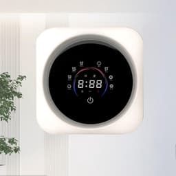 Mini Wasmachine 2-in-1 met LCD Bedieningspaneel en Hoge Temperatuur Drogen — thumbnail 1