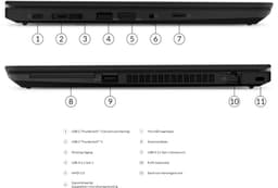 Lenovo ThinkPad T14 Gen 2 (Intel) Intel® Core™ i7 i7-1165G7 Laptop 35,6 cm (14") Full HD 16 GB DDR4-SDRAM 512 GB SSD Wi-Fi 6 (802.11ax) Windows 10 Pro Engels Zwart — thumbnail 3