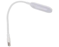 USB-leeslamp met flexibele zwanenhals LED-slaapkamer- en bureaulamp Laptopbedlamp, lichtgewicht en comfortabele lamp