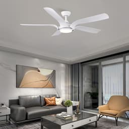 Dimbare Plafondventilator met LED Licht en Afstandsbediening - 142 cm 3 Kleurtemperaturen — thumbnail 3