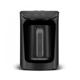 Karaca Hatir Hüp Shiny Black – Volledig Automatisch Turks Koffiezetapparaat – 535W – 5 Kops – Antiaanbaklaag – Overkookbeveiliging – Geluidswaarschuwing — thumbnail 1
