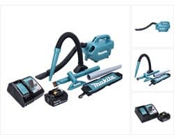 Makita DCL 184 RT1 accustofzuiger 18 V 54 mbar 0,5 l + 1x accu 5,0 Ah + oplader