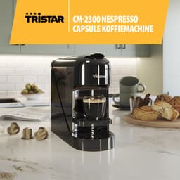 Tristar CM-2300 - Koffiecupmachine 1400W - Compact met ruime watertank - Camping geschikt - Zwart — thumbnail 3