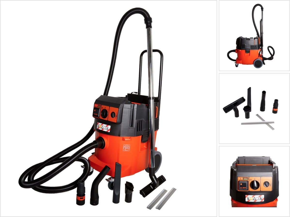 FEIN Dustex 35 LX AC - Industriële Stofzuiger - Automatisch Filterreiniging - 35L — afbeelding 1
