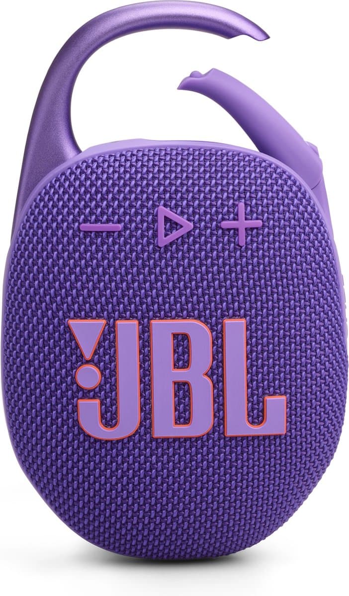 JBL Clip 5 - Draagbare Bluetooth Mini Speaker - Met Haak om te hangen - Draadloos Muziek Box - 12 uur - Waterbestendig - IP67 - Paars — afbeelding 1