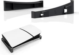 YONO Standaard Horizontaal geschikt voor PS5 SLIM - Houder Playstation 5 Stand Accessoires Beugel - Zwart — thumbnail 1