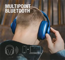 Fresh 'n Rebel Clam Ace – Draadloze Bluetooth Koptelefoon met Active Noise Cancelling - 60 uur Speeltijd - Met volume wiel - Ice Grey — thumbnail 7