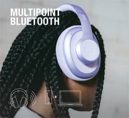 Fresh 'n Rebel Clam Blaze – Draadloze Bluetooth Koptelefoon – 80 uur Speelduur – Met volume wiel - True Blue — thumbnail 5