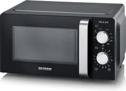 Severin MW 7781 - Magnetron met grill - 17 liter - Draaiknop bediening - Zwart — thumbnail 3