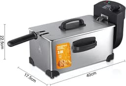 Oven - Grill rooster - Bakplaat - Airfryer - Voor Gezond en Slim Koken - 6L of 9L Capaciteit, 1500W/2400W, Smart Multifunctionele Convectie Oven - EU Plug, Olievrij — thumbnail 5
