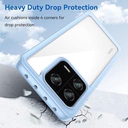 Allecto Plus - Helder hoesje voor 13 Pro - zacht TPU & hard PC - blauw - anti-kras - schokbestendig - stijlvol - siliconen hoes. — thumbnail 5