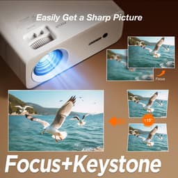 Lexium Mini beamer - Projector - Beamerscherm - Projectiescherm - Outdoor & Indoor Projector - — thumbnail 3