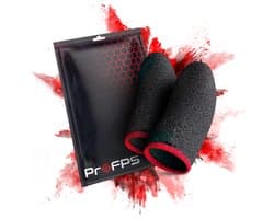 ProFPS Finger Sleeves 8x – Silver Fiber Anti-Slip Grip – Mobile Gaming