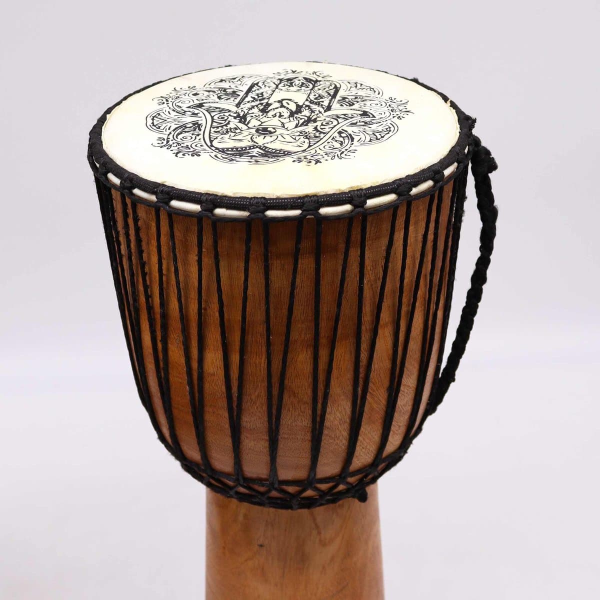Handgemaakte Djembé-Trommel Met Brede Bovenkant - 50x22cm — afbeelding 1