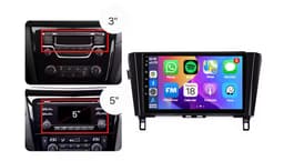 Autoradio 4/64 met Carplay en Android auto | Geschikt voor Nissan Qashqai J11 en X-Trail 3 2013-2018 | Radio scherm met Navigatie | 2013 2014 2015 2016 2017 2018 | X trail xtrail T32 — thumbnail 4