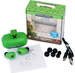 Minecraft - draadloze oordopjes - 3D figurine - oplaadcase - touch control - microfoon — thumbnail 4