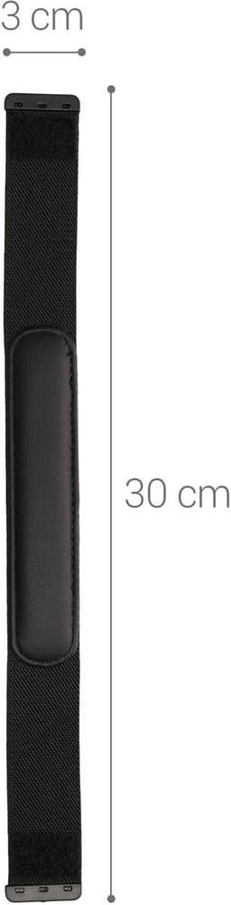 kwmobile band geschikt voor Corsair HS80 - Koptelefoonband in zwart - Zachte hoofdband voor hoofdtelefoon — thumbnail 2