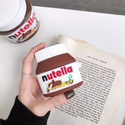 okido - Hoesje geschikt voor Airpods 4 - Nutella siliconen case voor Airpods - Case geschikt voor Apple AirPods 4 - Airpods hoes — thumbnail 4