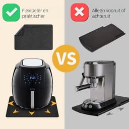 4 stuks - Viltmatten - Hittebestendige matten voor aanrechtbladen - Hittebestendige matten voor airfryer - Matten voor koffiezetapparaten - Beschermers voor ovens — thumbnail 3