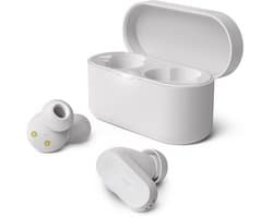 PHILIPS TAT3509 Noise Cancelling True Wireless In-Ear Bluetooth Oortjes - Klein, Natuurlijk geluid, Dynamische bas, Oplaadcase, Heldere gesprekken, Ideaal voor woon-werkverkeer en sporten - Wit — afbeelding 1
