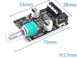 RFWR® Bluetooth 5.0 Mini Digitale Eindversterker Met Regelbaar Volume — thumbnail 4
