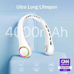 RFWR® Draagbare Nekventilator met Lange Levensduur en 3 Snelheden — thumbnail 5