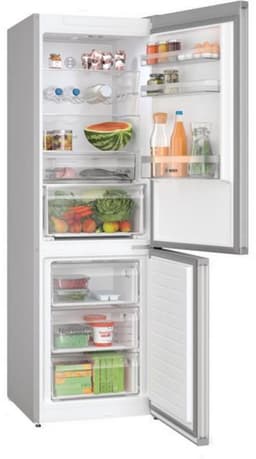 Bosch KGN367LDF - Serie 4 - Koel-vriescombinatie - Zeer stil - Energielabel D - Total No Frost: Nooit meer ontdooien - RVS- VitaFresh XXL 0°C: houd etenswaren langer vers met extra ruime vershoudlades — thumbnail 7