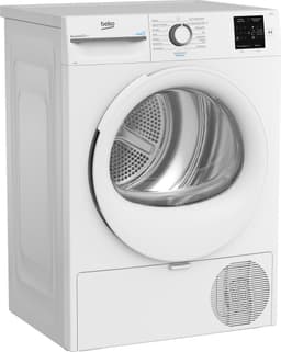Beko BM3T3829W, Vrijstaand, Voorbelading, Warmtepomp, Wit, Knoppen, Draaiknop, Transparant, Wit — thumbnail 6