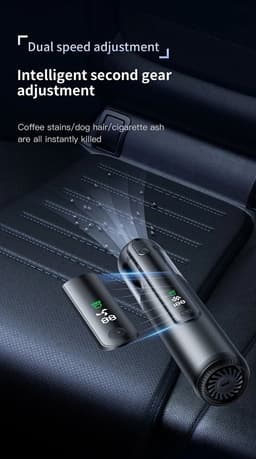 Viatel Draagbare 16500Pa Handheld Stofzuiger Interieur Auto Schoonmaken Zuig Blazen Inflate-4in1 Functies Droog Gebruik — thumbnail 4