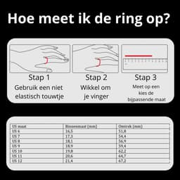 Lacardia Smart ring - Slimme ring - Goud - Maat 7 - Beschikbaar voor android en IOS - Eigen app - Unisex voor Dames & Heren — thumbnail 3
