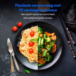MEDION magnetron met grill en heteluchtfunctie (25 liter, 900 watt, 1100 watt bovengrill & 500 watt ondergrill, 2100 watt heteluchtfunctie, 11 programma's, 10 vermogensniveaus, roestvrij staal, MD1204 — thumbnail 6