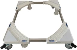 Universele Wasmachine Verhoger – Verstelbaar Onderstel met Zwenkwielen en Rem – Voor Wasmachine, Vaatwasser, Droger – Tot 300 kg — thumbnail 1