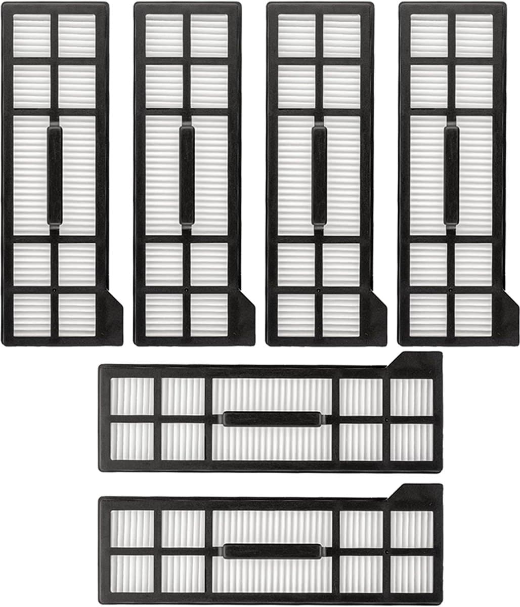 Wasbaar filter geschikt voor EUFY X10 Pro Omni Robotstofzuiger - Vervanging - 6 stuks — afbeelding 1