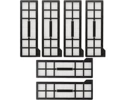 Wasbaar filter geschikt voor EUFY X10 Pro Omni Robotstofzuiger - Vervanging - 6 stuks
